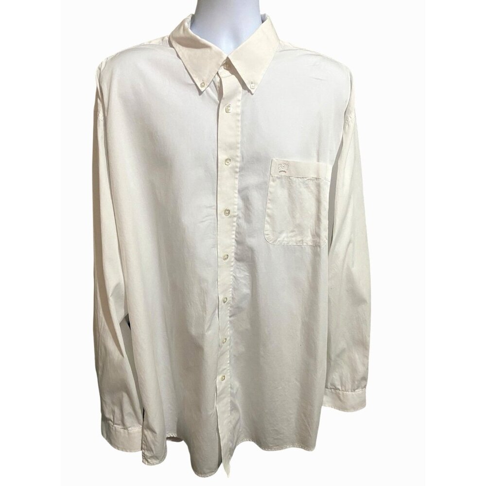 Cinch Western Shirt Mens XXL Button White Long Sleeve Dress Rodeo
